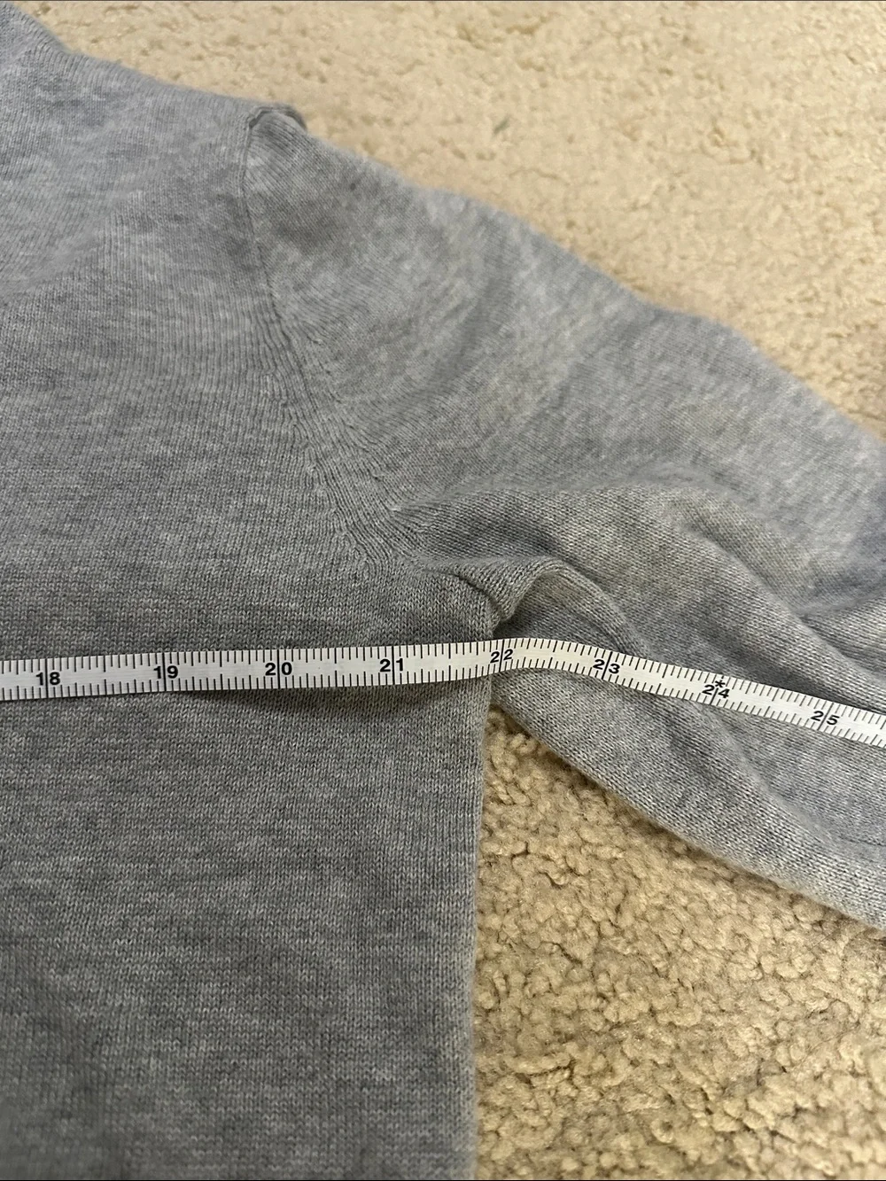 J. Crew Gray Quarter Zip Sweater